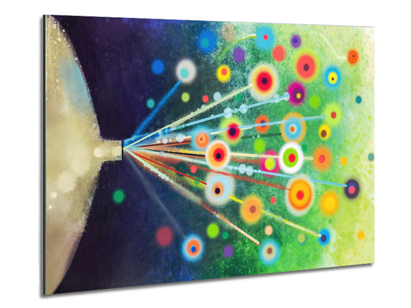 Energy Flowers Metal Print