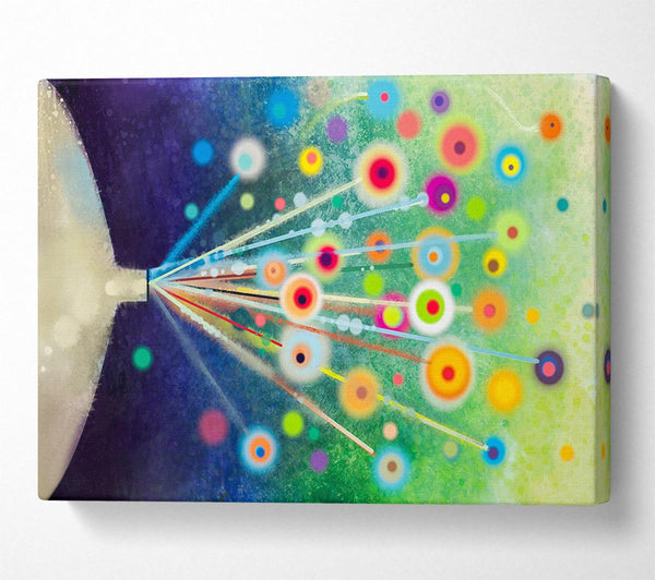  A Canvas Print of Energy Flowers Canvas Art
