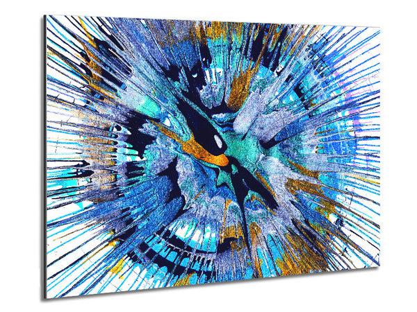 Stat Explosion 1 Metal Print