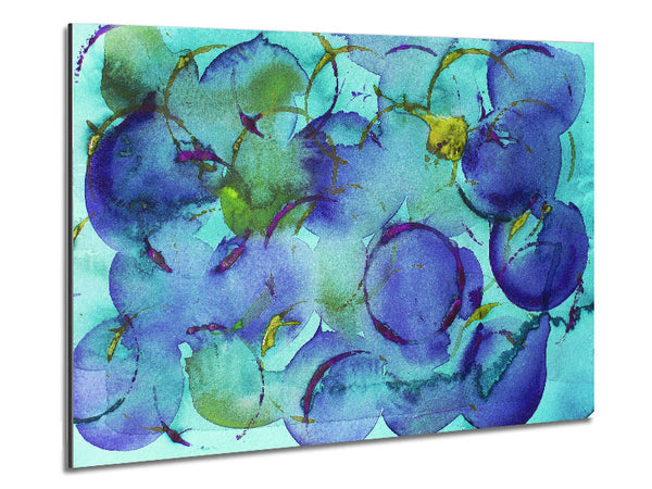 Blueberry Madness Metal Print
