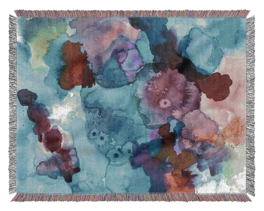 Flower Burst Woven Blanket