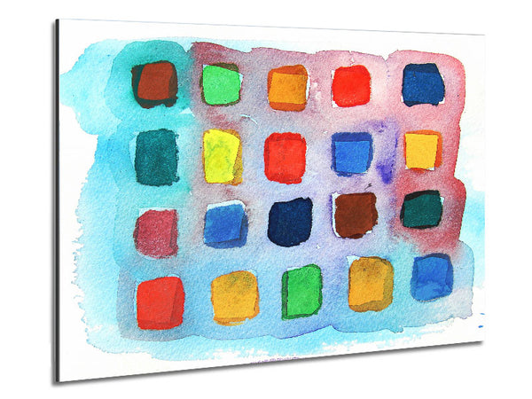 Colour Palette Metal Print