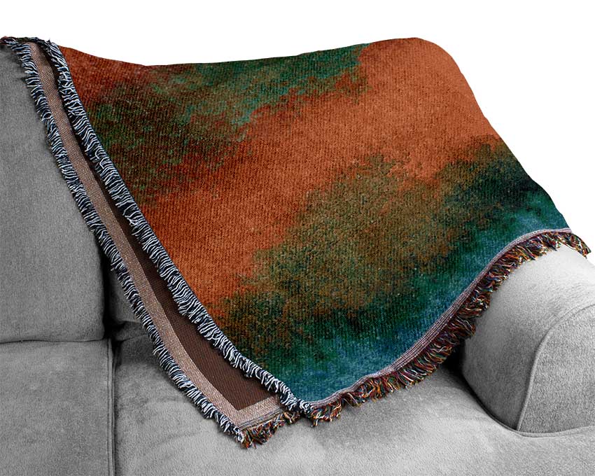 Colourful Forest Woven Blanket