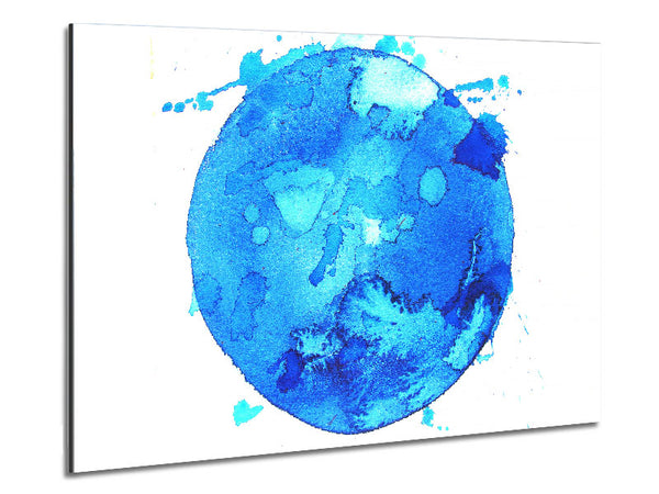 Liquid Planet Metal Print