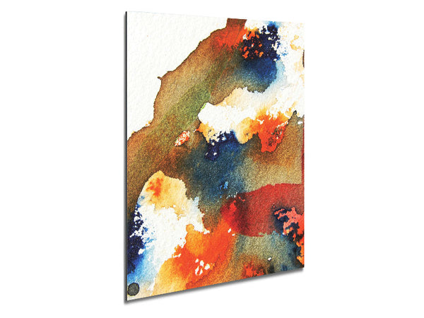 Fire And Ice Melt Metal Print