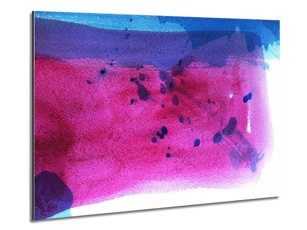 Rain Splats Metal Print