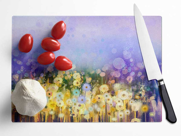Magic Garden Glass Chopping Board