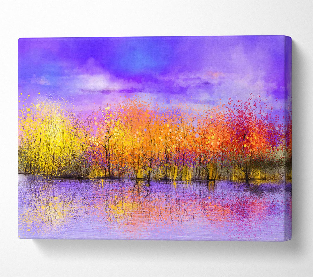 A Canvas Print of Magical Trees Canvas Wall Art