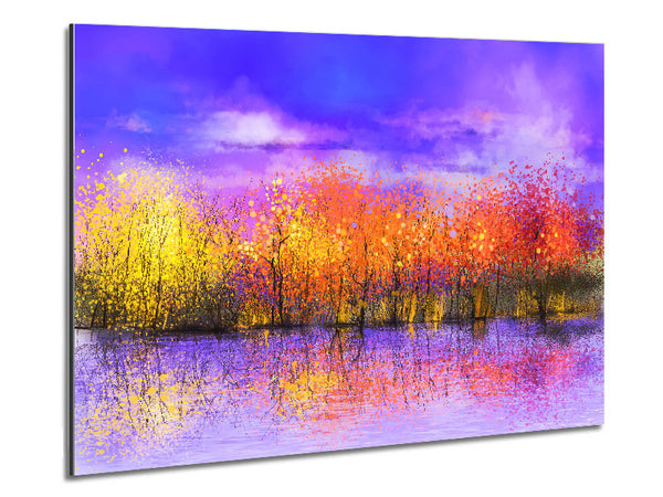 Magical Trees Metal Print