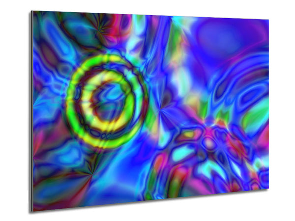Liquid Ice Metal Print