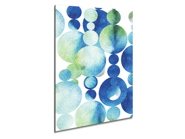 Crystal Blues Metal Print