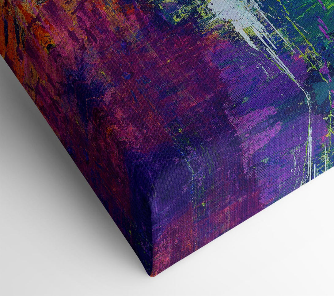  A Canvas Print of Rainbow Cross Canvas Art