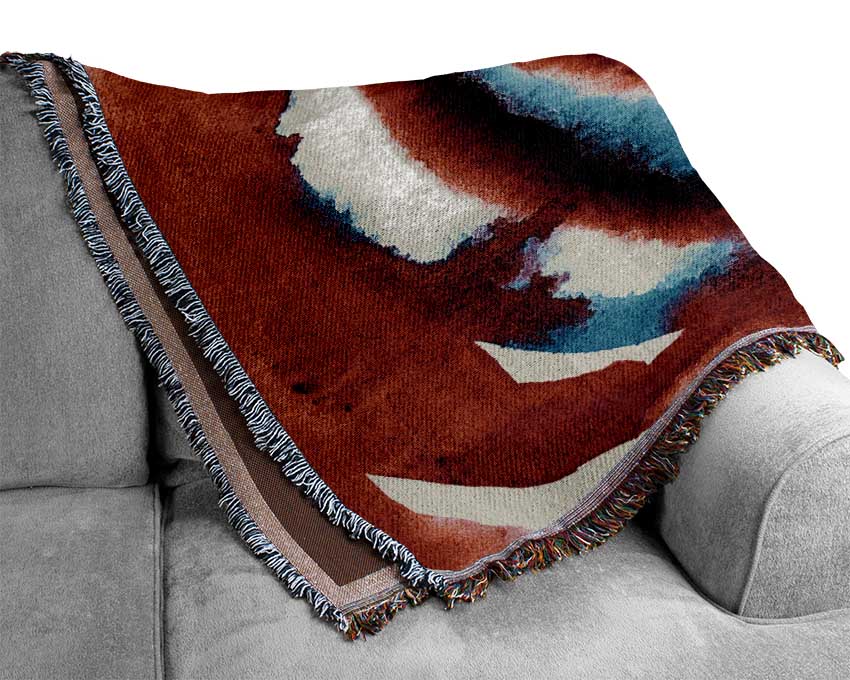 Middle Of The Heart Woven Blanket