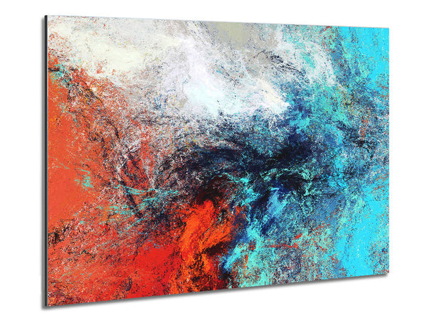 Fire And Ice Metal Print