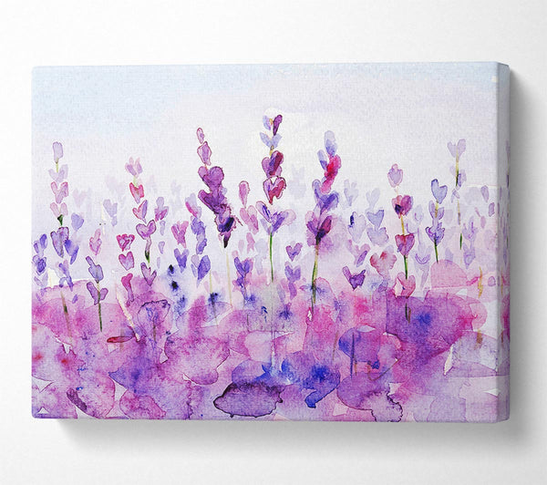  A Canvas Print of Garden Hearts Canvas Art