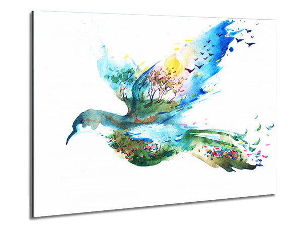 Dove Magic Metal Print