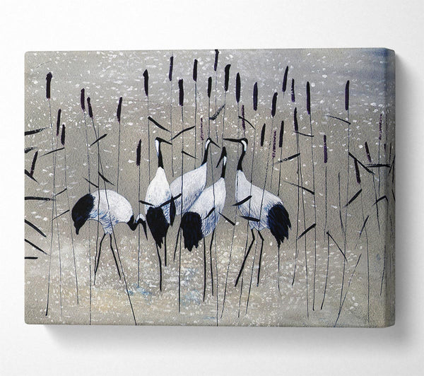  A Canvas Print of Bird Treat Canvas Art