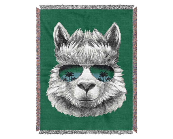 Llama Cool Woven Blanket