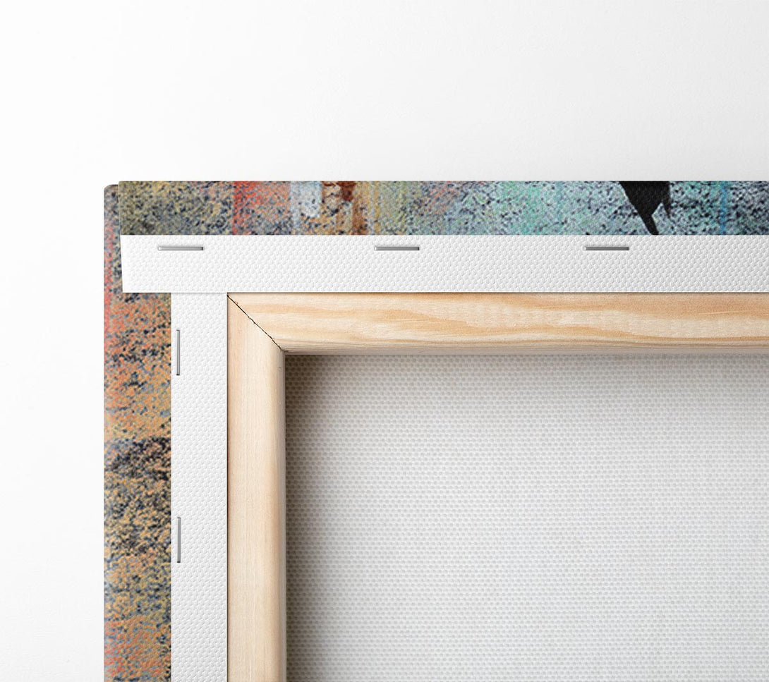  A Canvas Print of Seagull Perch Canvas Wall Art