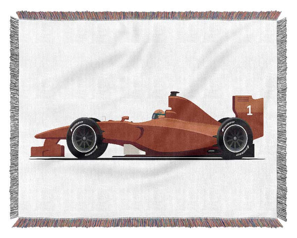 Ready For The Race Woven Blanket