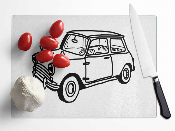 Retro Mini 1 Glass Chopping Board