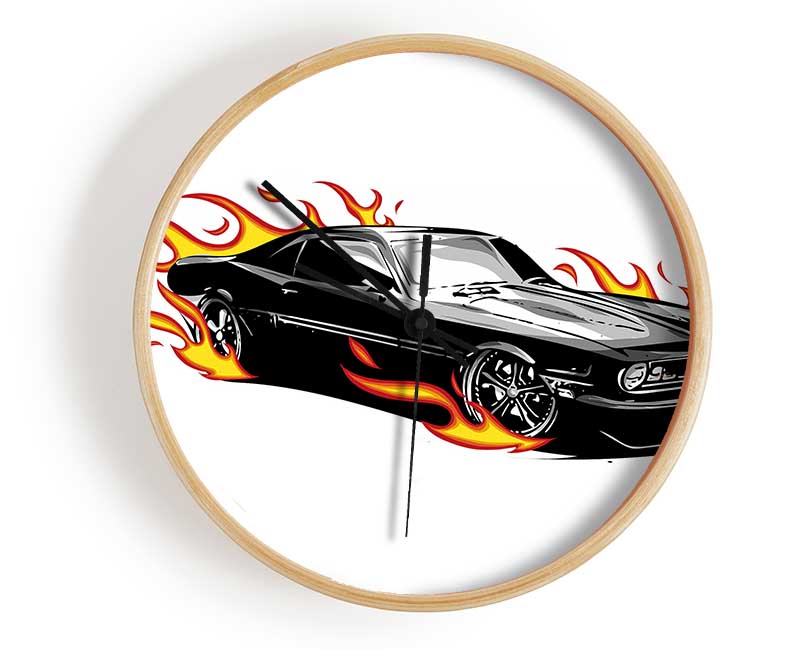Mustang 13 Clock - Wallart-Direct UK