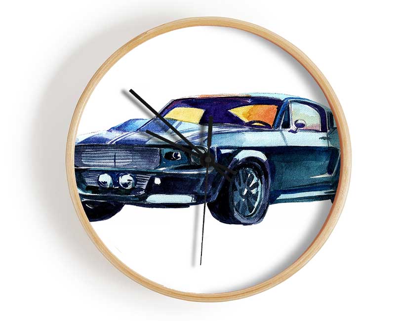 Mustang 14 Clock - Wallart-Direct UK