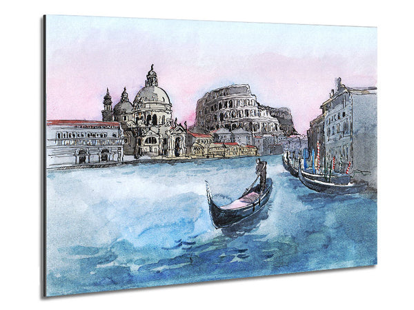 Gondola Ride 10 Metal Print