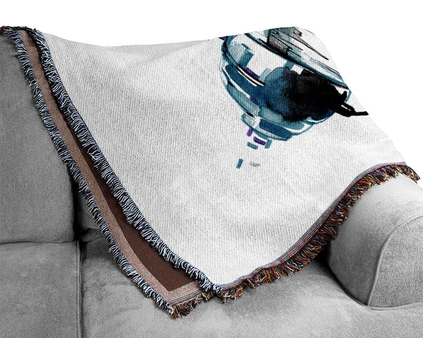NYC Music Venues Woven Blanket