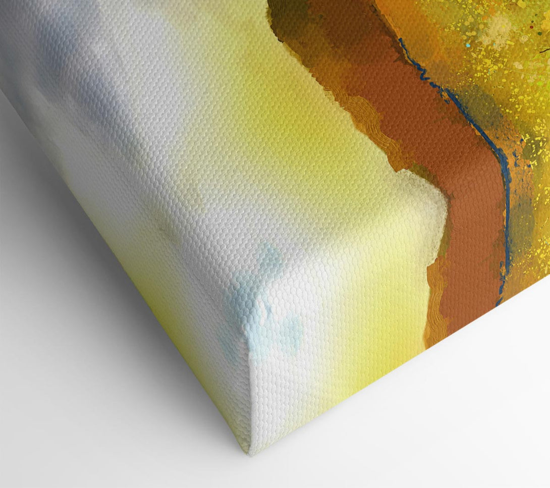  A Canvas Print of Yellow Mountain Sunrise Canvas Print