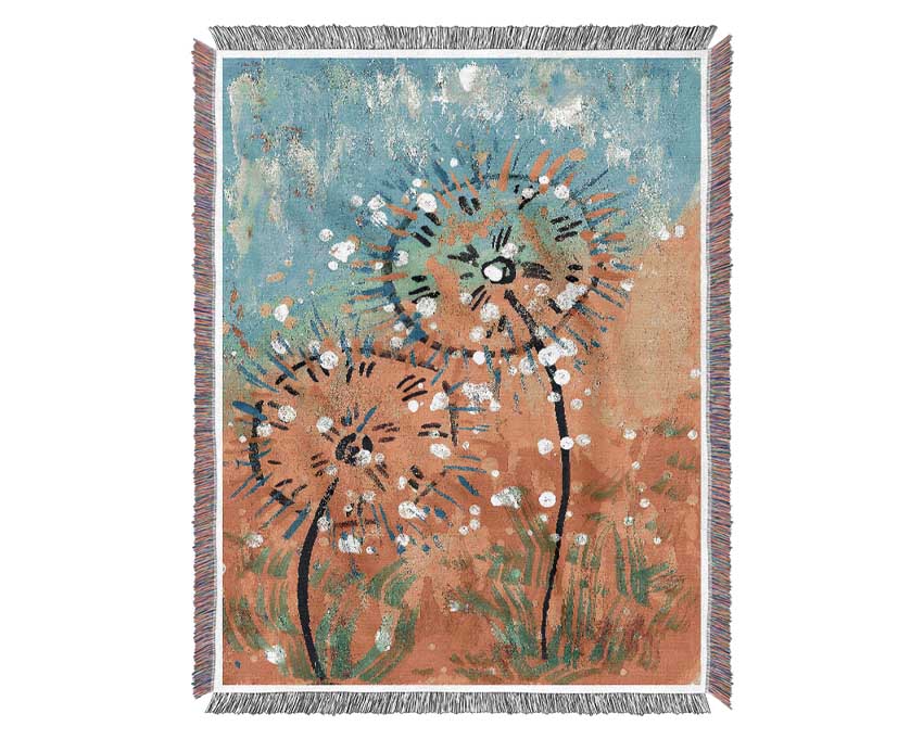 Dandelion Sparkle Woven Blanket