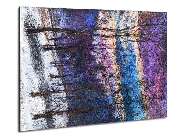 Dusk In The Winter Metal Print