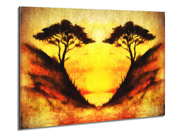 Depth Of The Sunblaze Metal Print