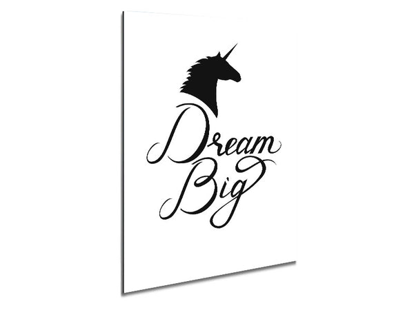 Dream Big Unicorn Metal Print