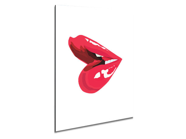 Pink Lips 1 Metal Print