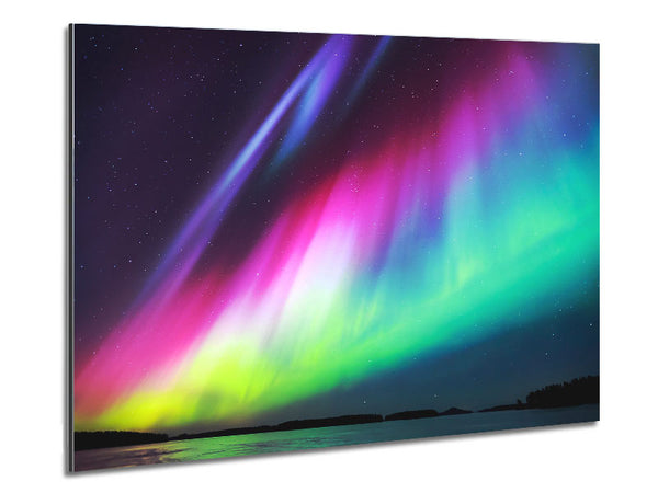 Northern Light Display Metal Print