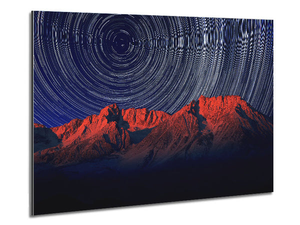Vortex Mountains Metal Print