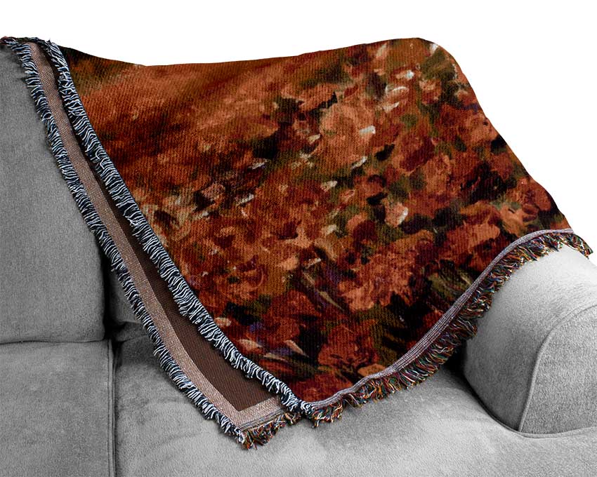 Poppy Field Sun Woven Blanket