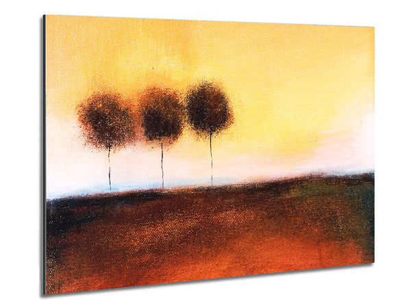 Brown Trio Metal Print