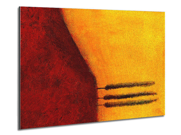 Carrot Tree Sun Metal Print