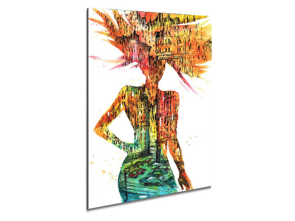 Woman Of The City Metal Print