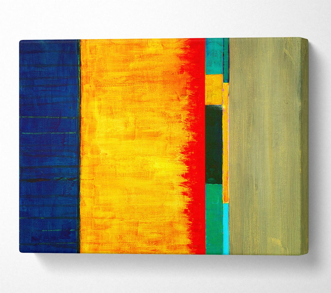  A Canvas Print of Fire Lines Canvas Print