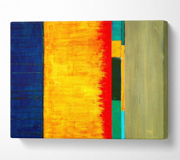  A Canvas Print of Fire Lines Canvas Print