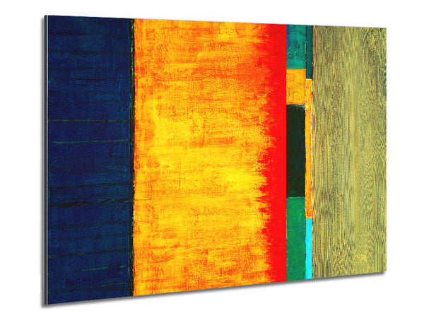 Fire Lines Metal Print