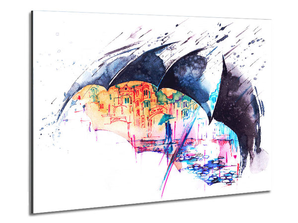 City Life Metal Print