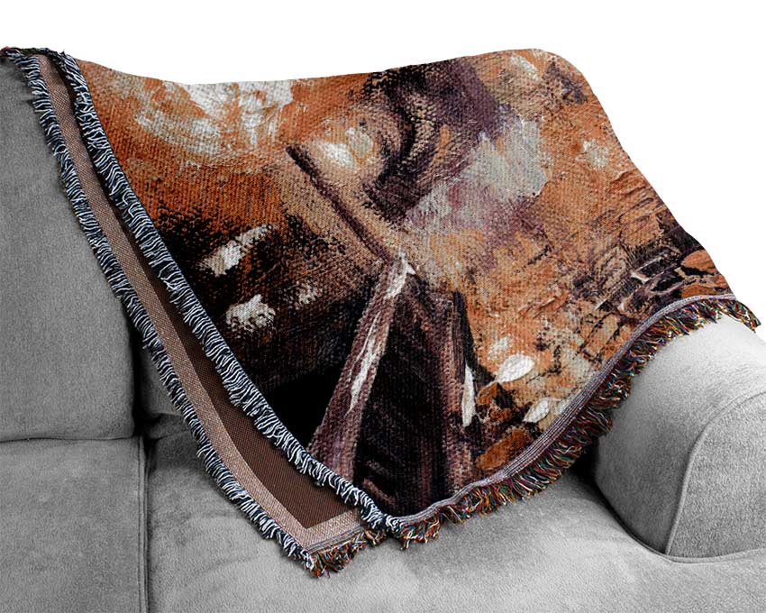 Lights Of The City Skies Woven Blanket