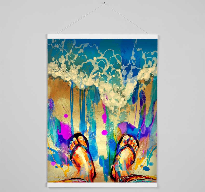 Flip Flop Heaven Hanging Poster - Wallart-Direct UK