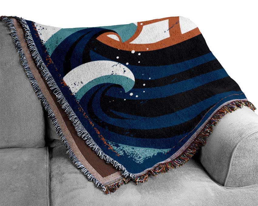 Sun Wave Woven Blanket