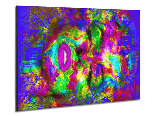 Marilyn Monroe Rainbow Metal Print