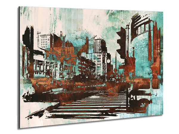 In The Business Section Metal Print